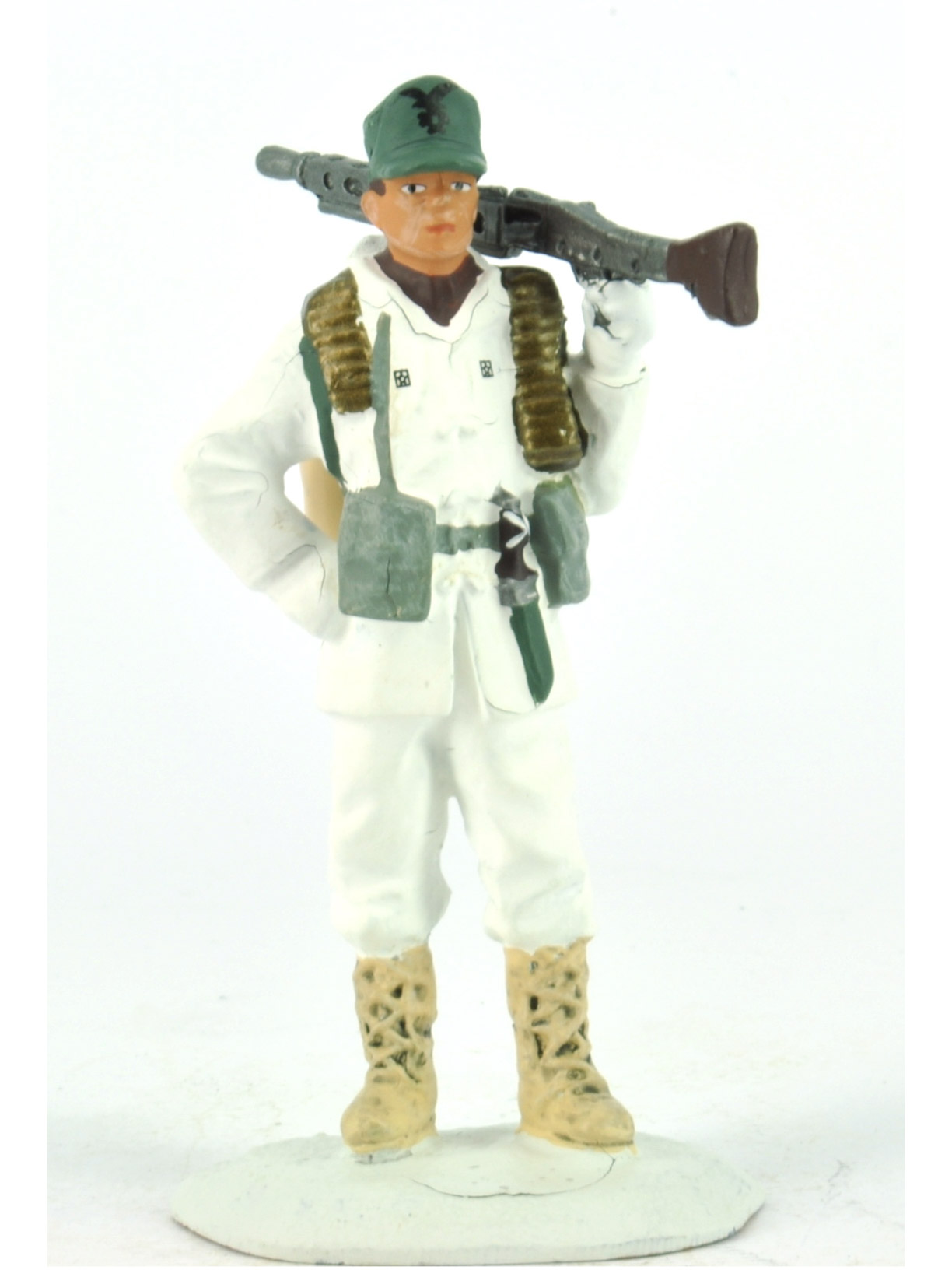 Alpino mitragliere tenuta da neve con MG 42/59 1984